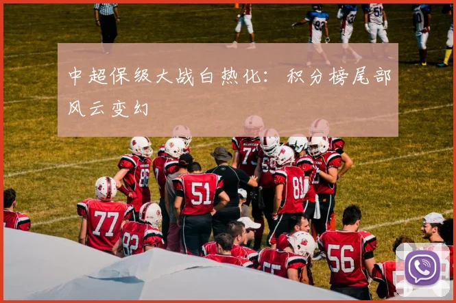中超保级大战白热化:积分榜尾部风云变幻